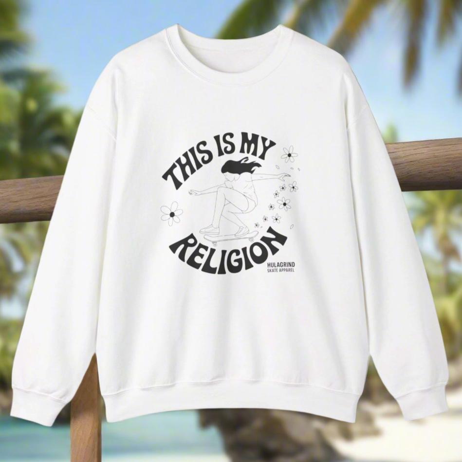 This Is My Religion Crewneck Sweatshirt - Unisex Heavy Blend™