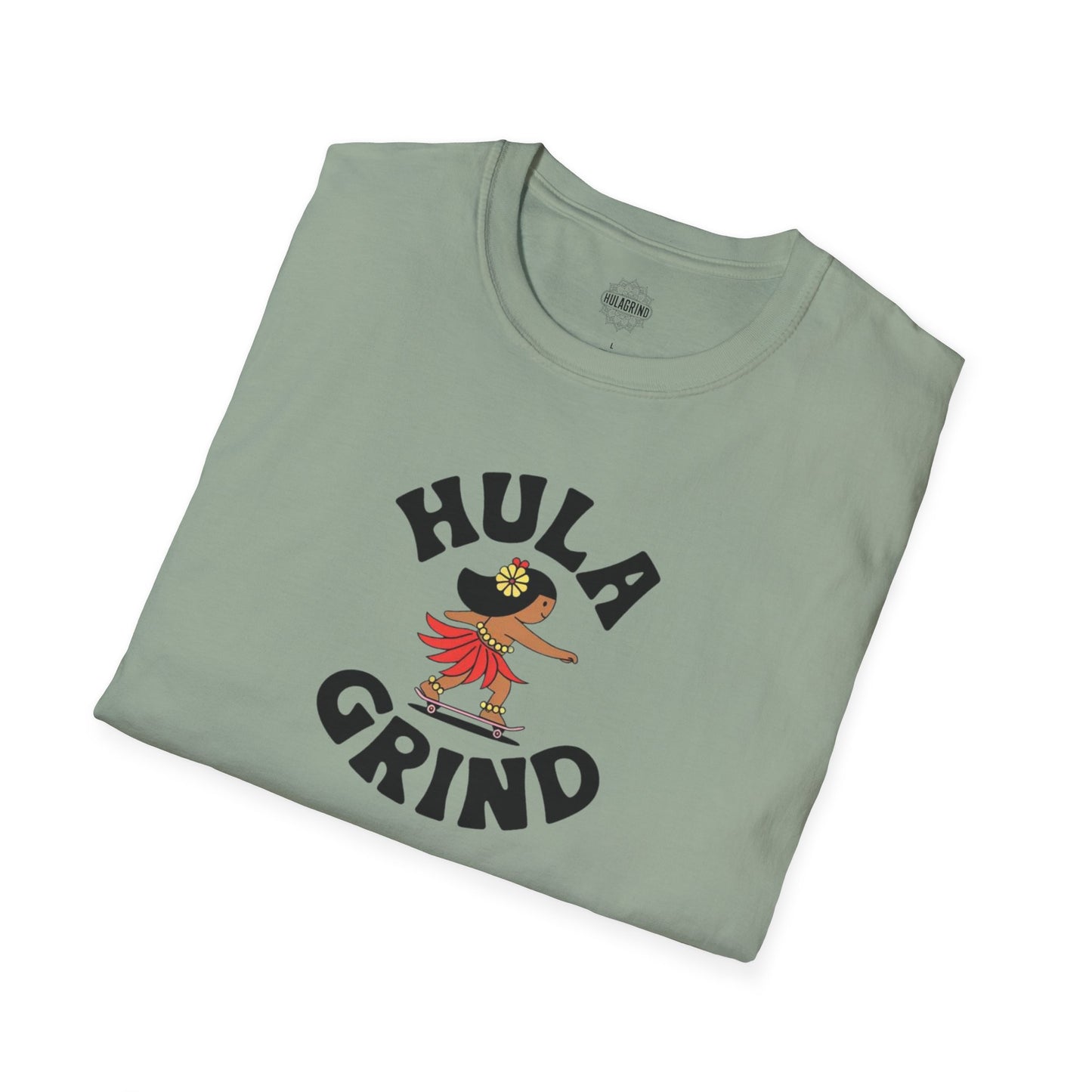 Hulagrind Hula Girl Skateboarding Tee - Available in 8 colors!