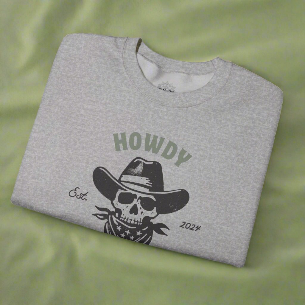 Howdy Space Cowboy Crewneck Retro Sweatshirt