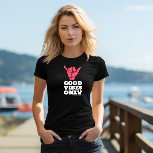 Good Vibes Only - Women's Soft Tee in 3 colors