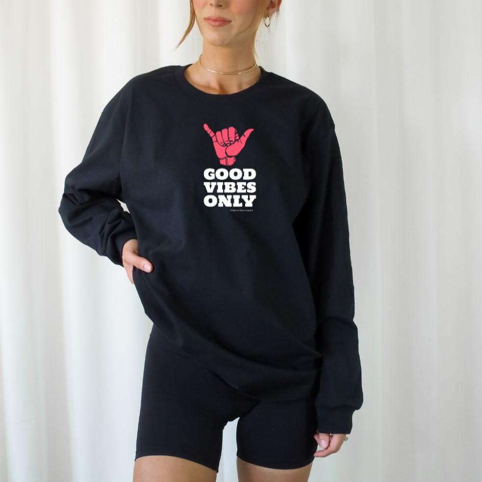 Good Vibes Only - Unisex Long Sleeve Tee