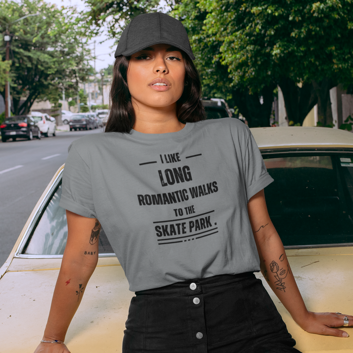 "Long Walks to the Skatepark" - Classic Tee